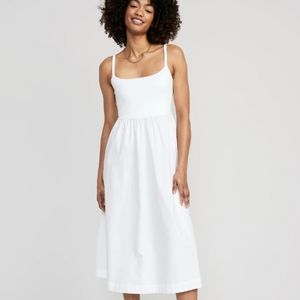 NWT Old Navy midi fit and flare dress, sz L